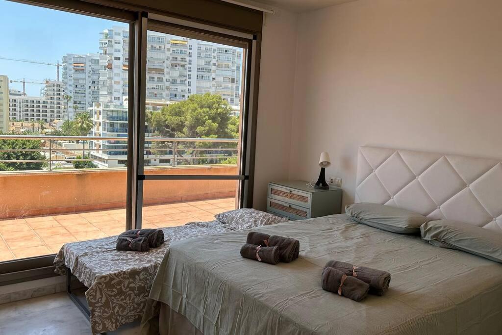 Апартаменты Atico Puerto Marina 2 Hab Con Piscina, 500M De La Plata Торремолинос Экстерьер фото