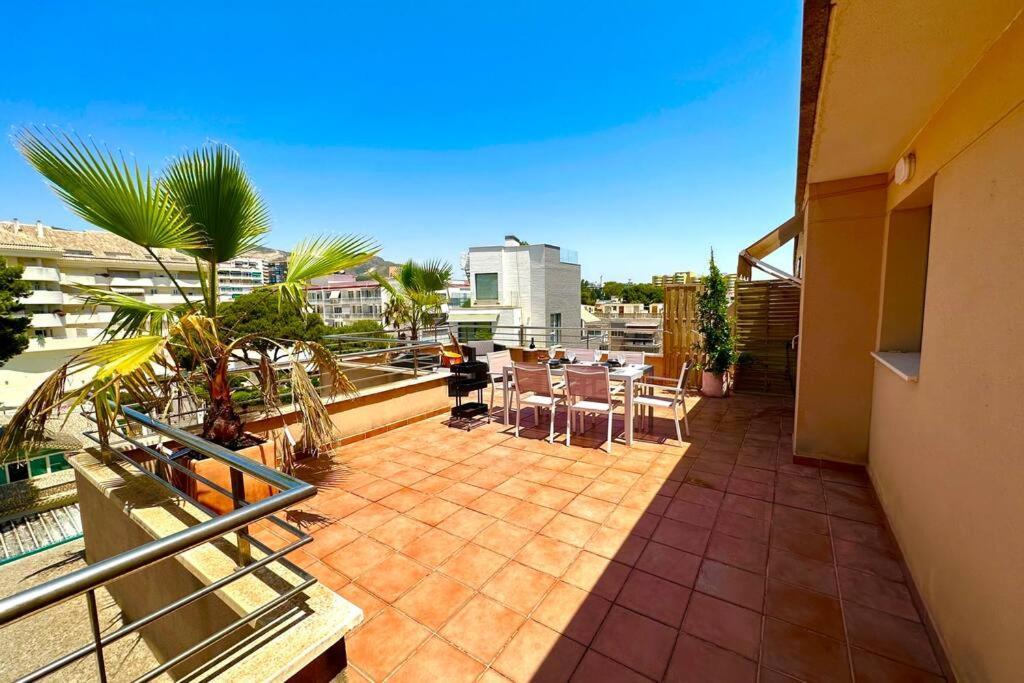 Апартаменты Atico Puerto Marina 2 Hab Con Piscina, 500M De La Plata Торремолинос Экстерьер фото