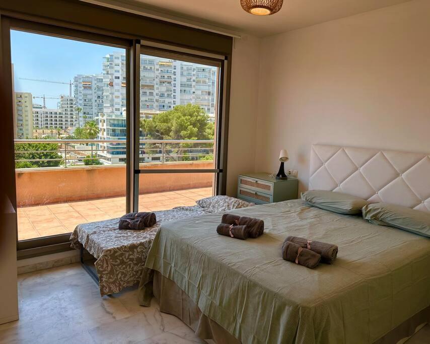Апартаменты Atico Puerto Marina 2 Hab Con Piscina, 500M De La Plata Торремолинос Экстерьер фото