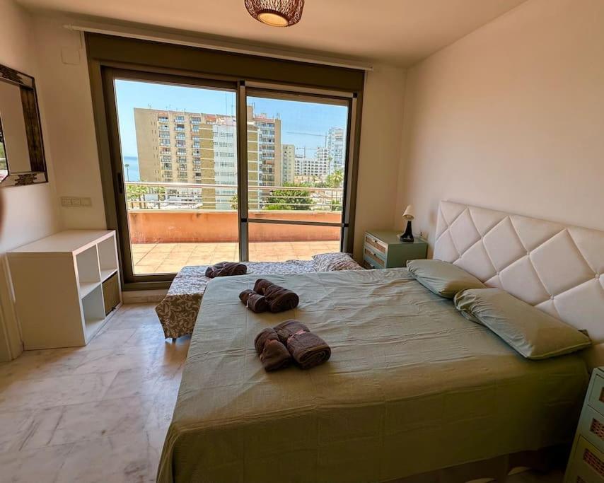 Апартаменты Atico Puerto Marina 2 Hab Con Piscina, 500M De La Plata Торремолинос Экстерьер фото