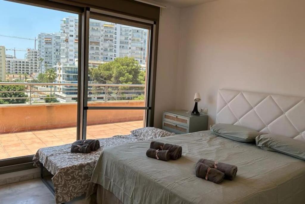 Апартаменты Atico Puerto Marina 2 Hab Con Piscina, 500M De La Plata Торремолинос Экстерьер фото