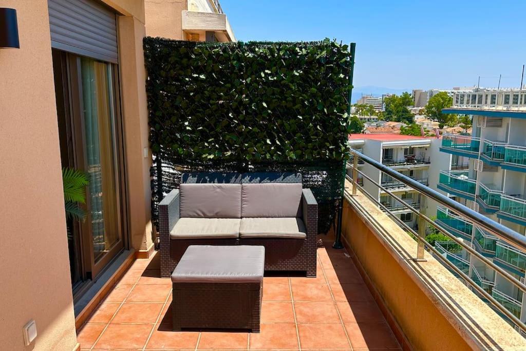 Апартаменты Atico Puerto Marina 2 Hab Con Piscina, 500M De La Plata Торремолинос Экстерьер фото